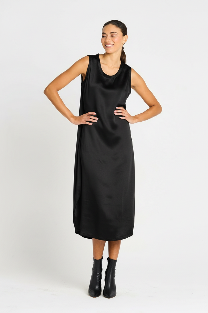 planet silk dress Sateen Slip Dress