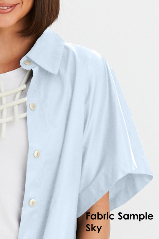 Cotton Puffy Sleeve Shirt