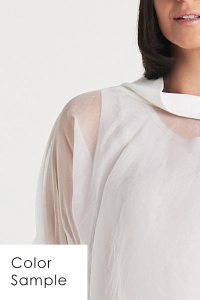 Organza Trench Coat