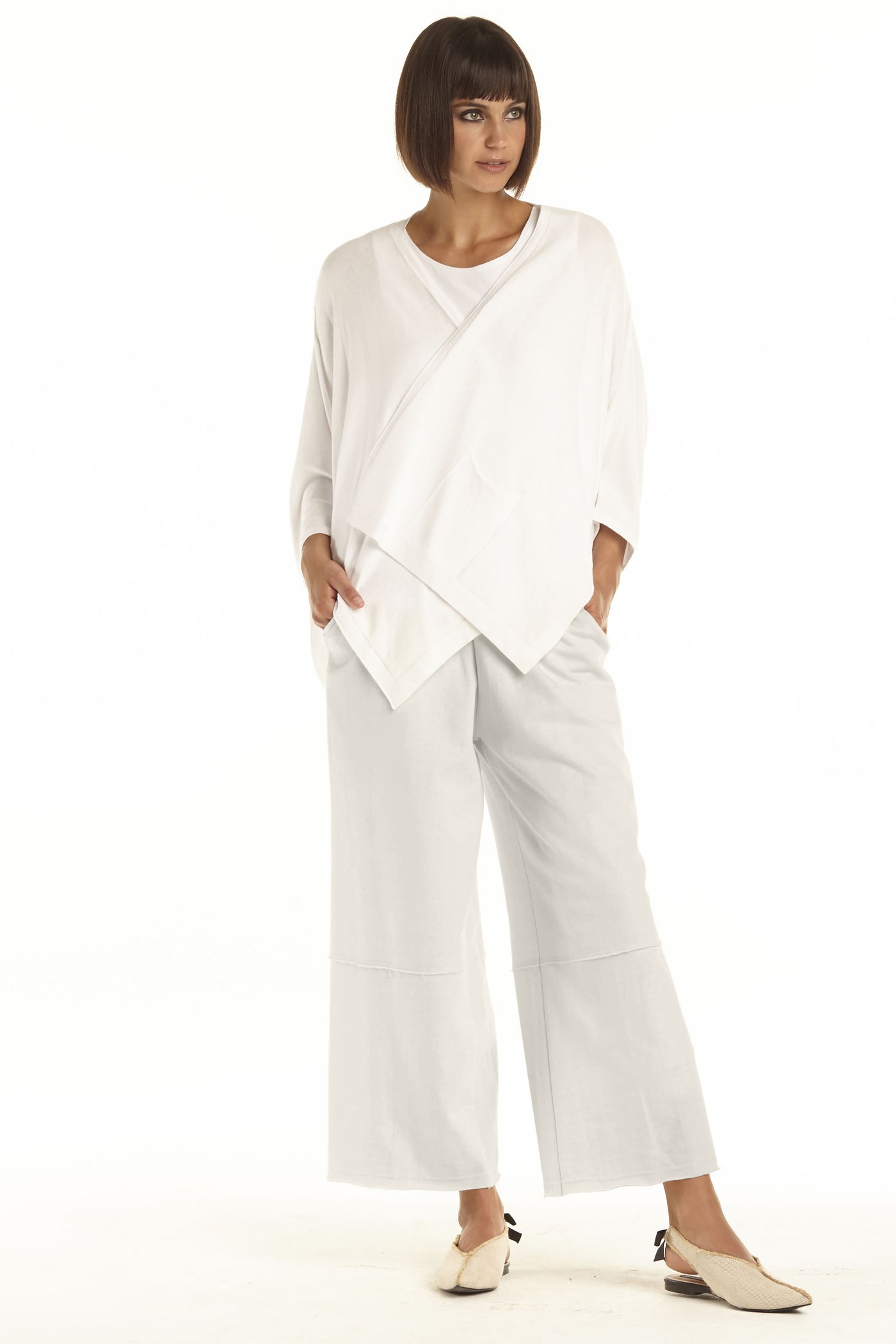 French Terry Flood Panel Pants