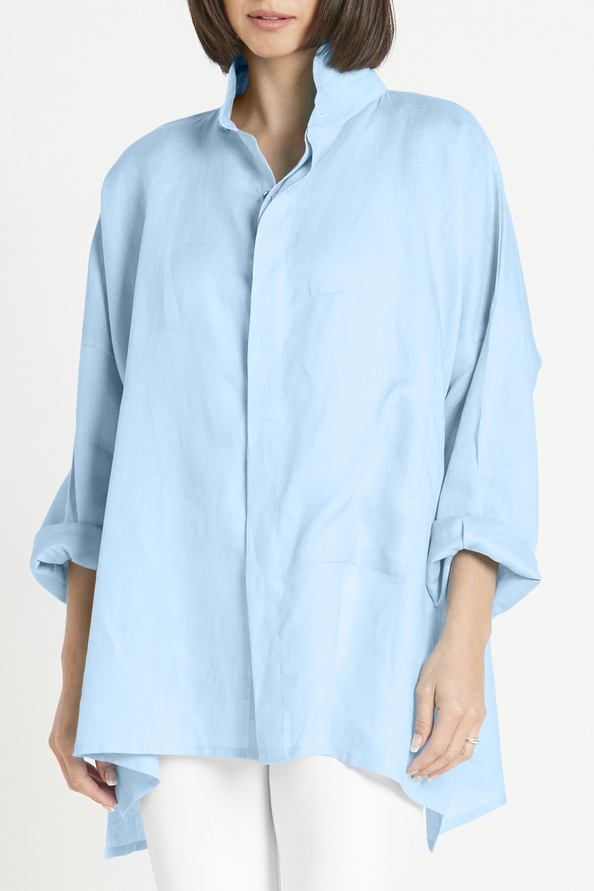 Planet E-Z selling Irish handkerchief button down linen shirt