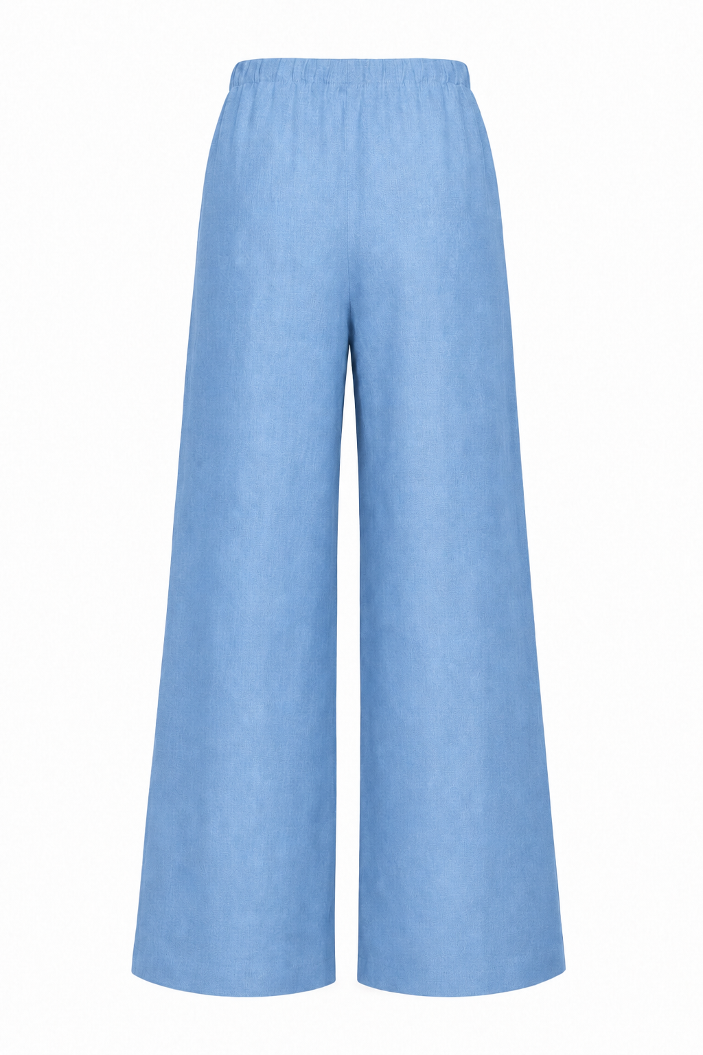 Linen Wide Leg Pants - Chambray