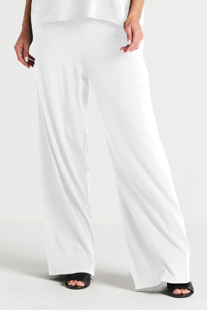 Matte Jersey Wide Leg Pants