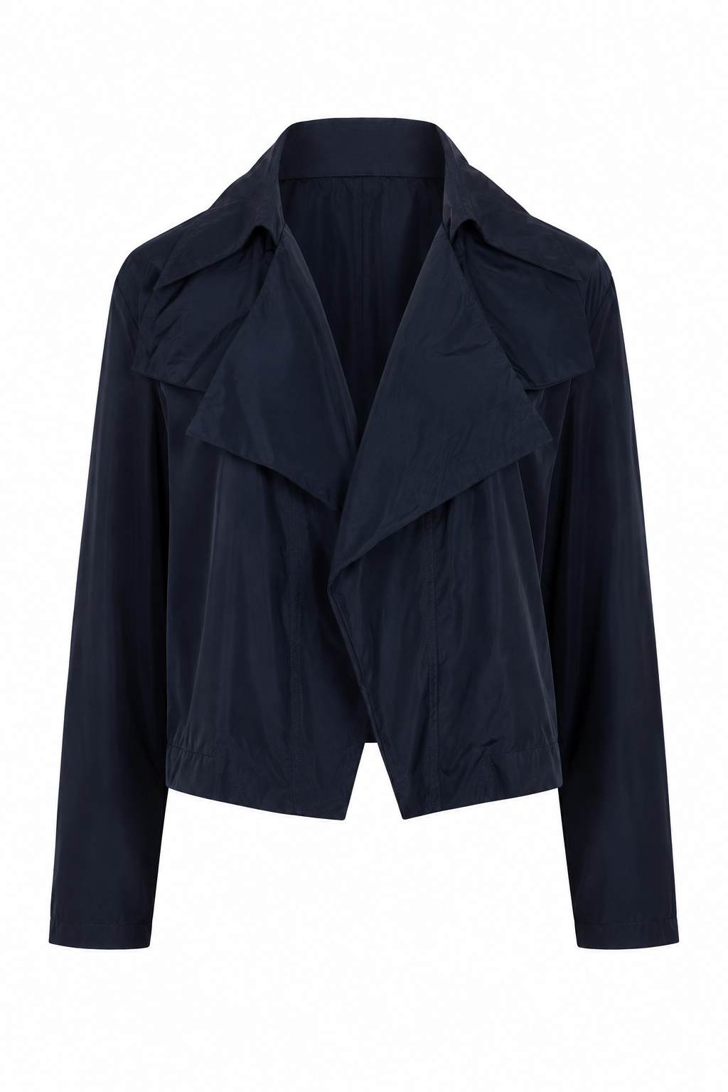 Nylon Triple Collar Jacket - Midnight