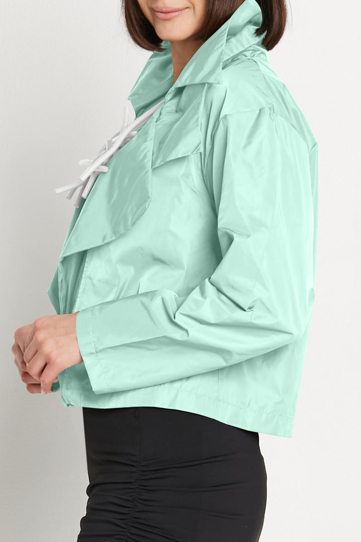 Nylon Triple Collar Jacket