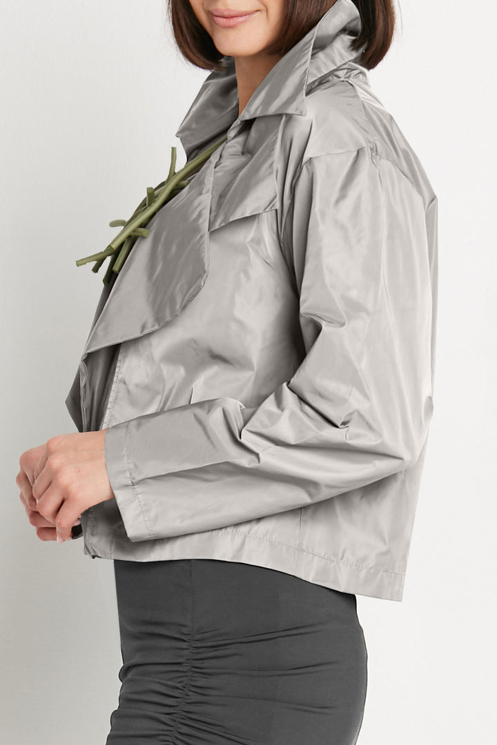 Nylon Triple Collar Jacket