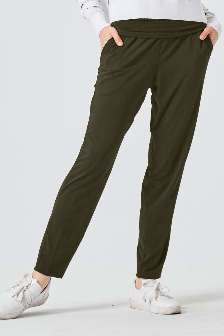 Matte Jersey Slim Pants