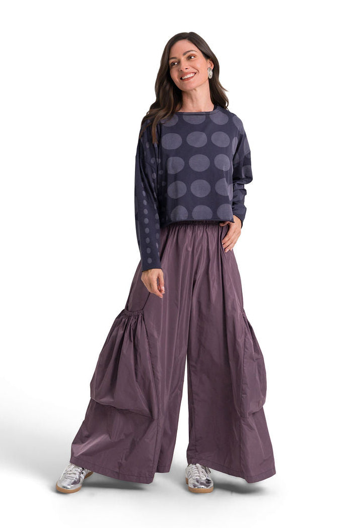 Nylon Big Pocket Pants - Amethyst