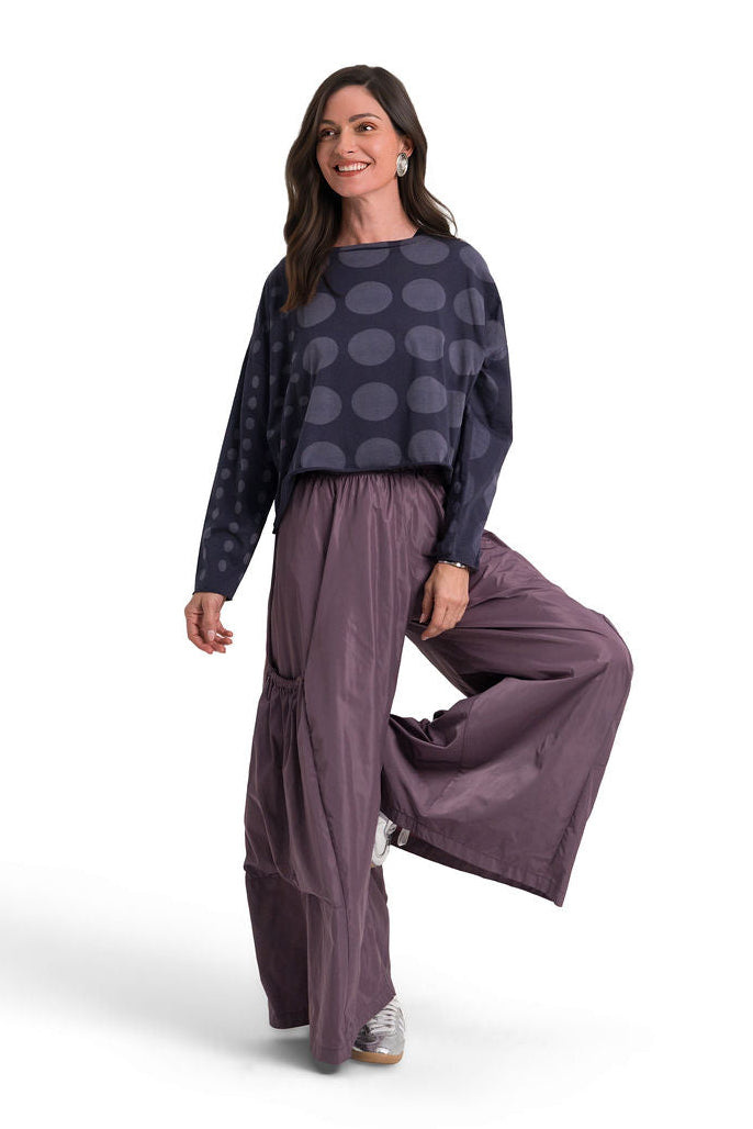 Nylon Big Pocket Pants - Amethyst