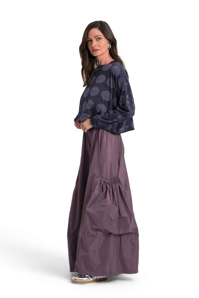 Nylon Big Pocket Pants - Amethyst
