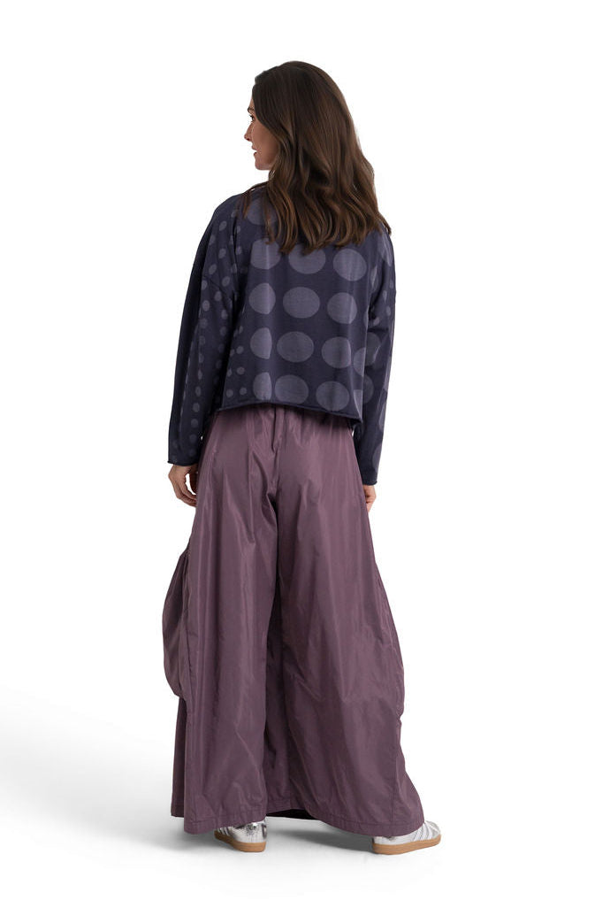 Nylon Big Pocket Pants - Amethyst