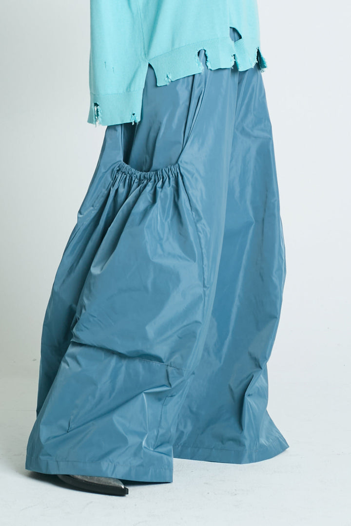 Nylon Big Pocket Pants - Vapor