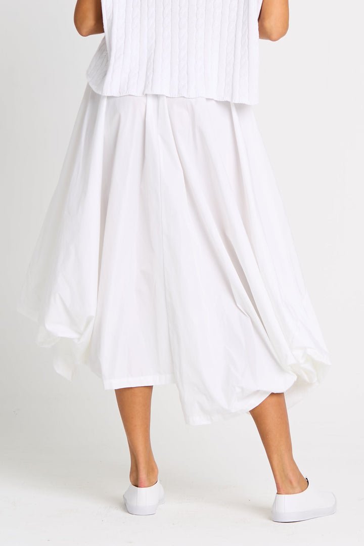 Nylon Signature Architectural Skirt