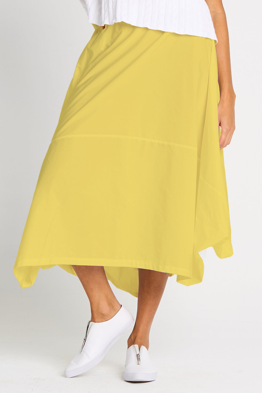 Nylon Signature Architectural Skirt