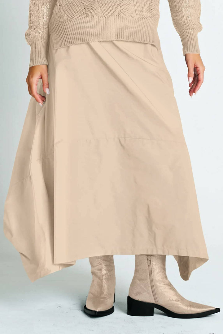 Nylon Signature Architectural Skirt