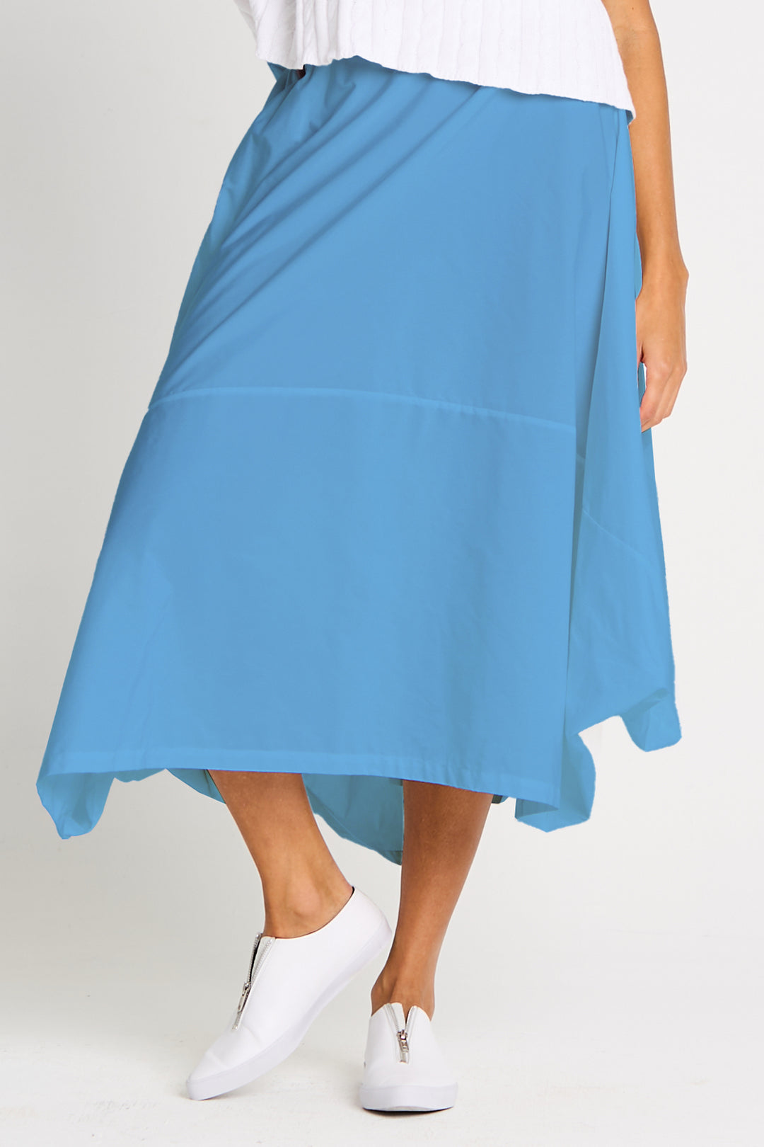 Nylon Signature Architectural Skirt