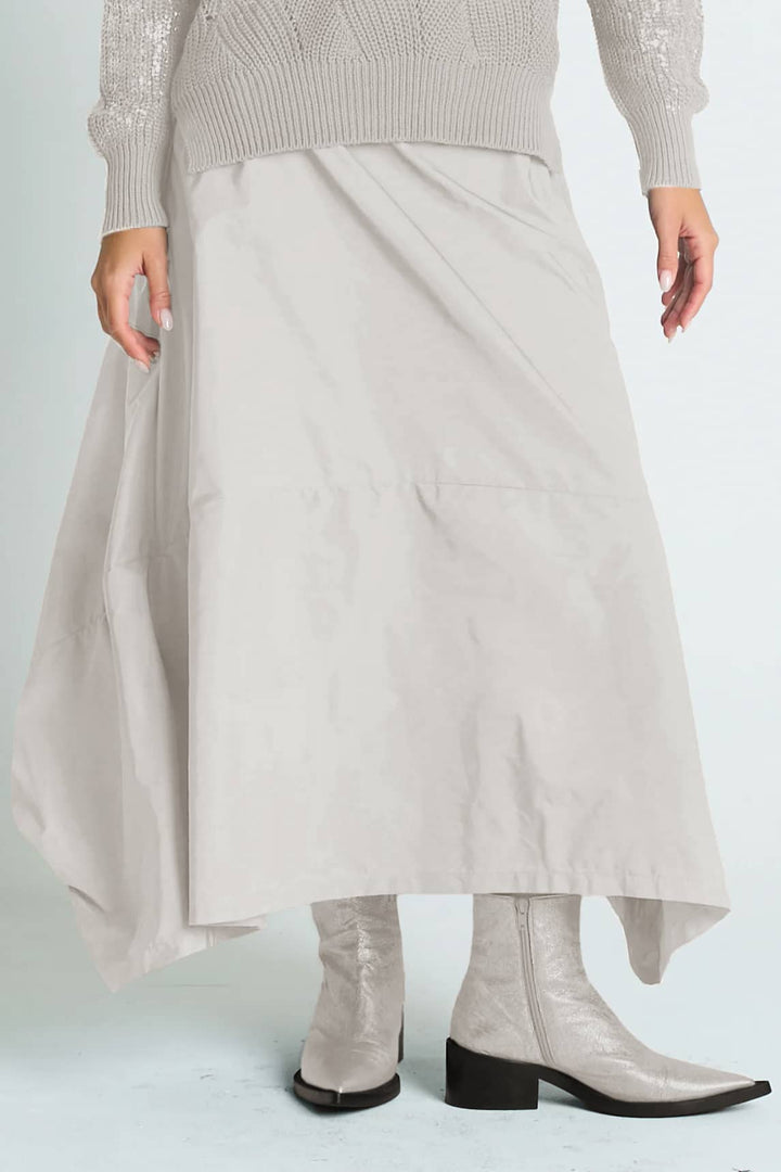 Nylon Signature Architectural Skirt