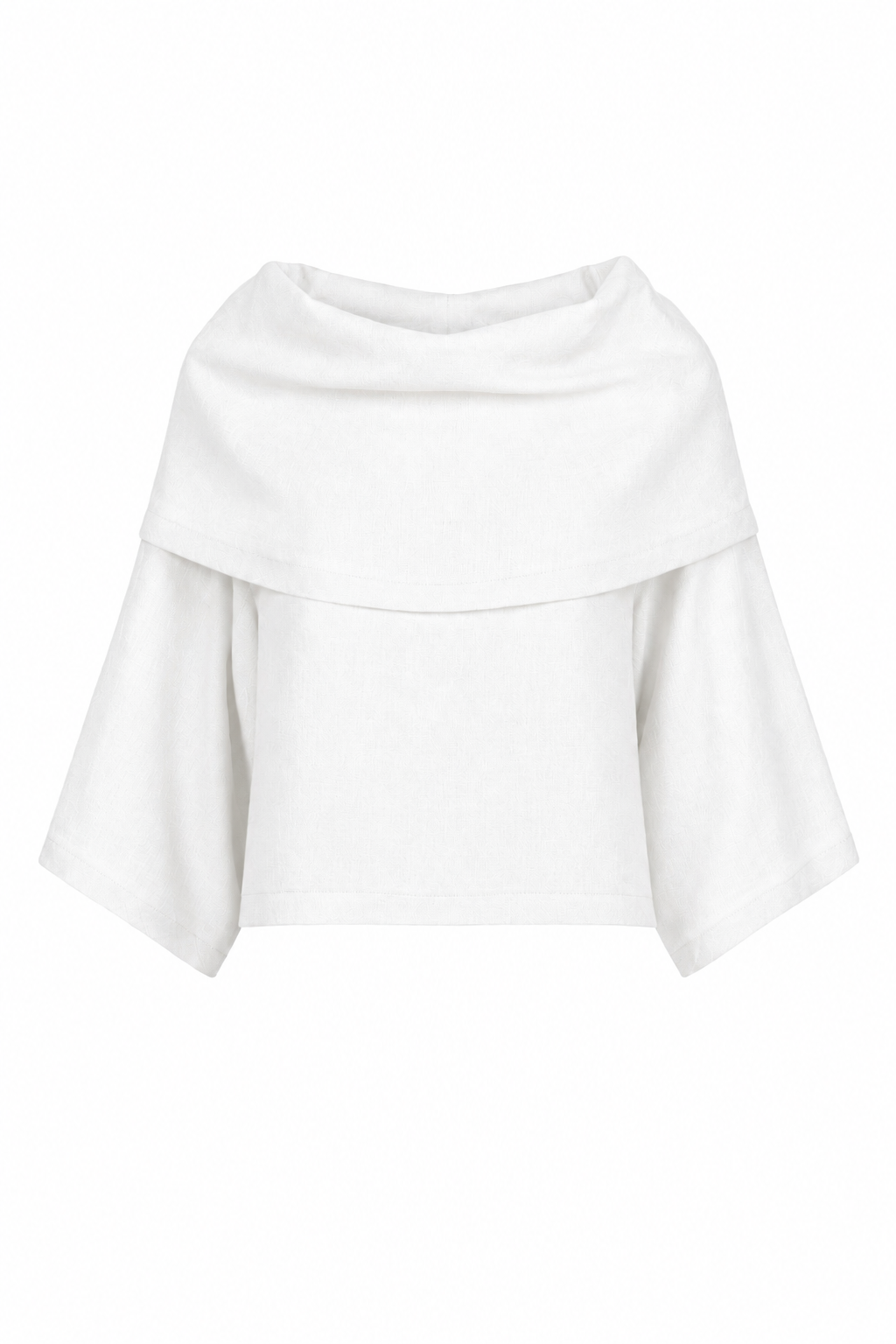 Linen Jackie O Top - White