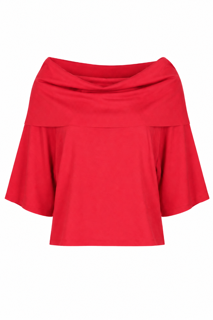 Pima Cotton Jackie O Top - Chili