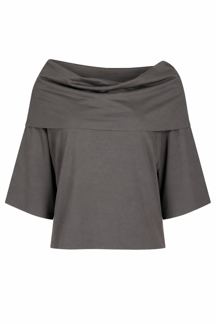 Pima Cotton Jackie O Top - Lava