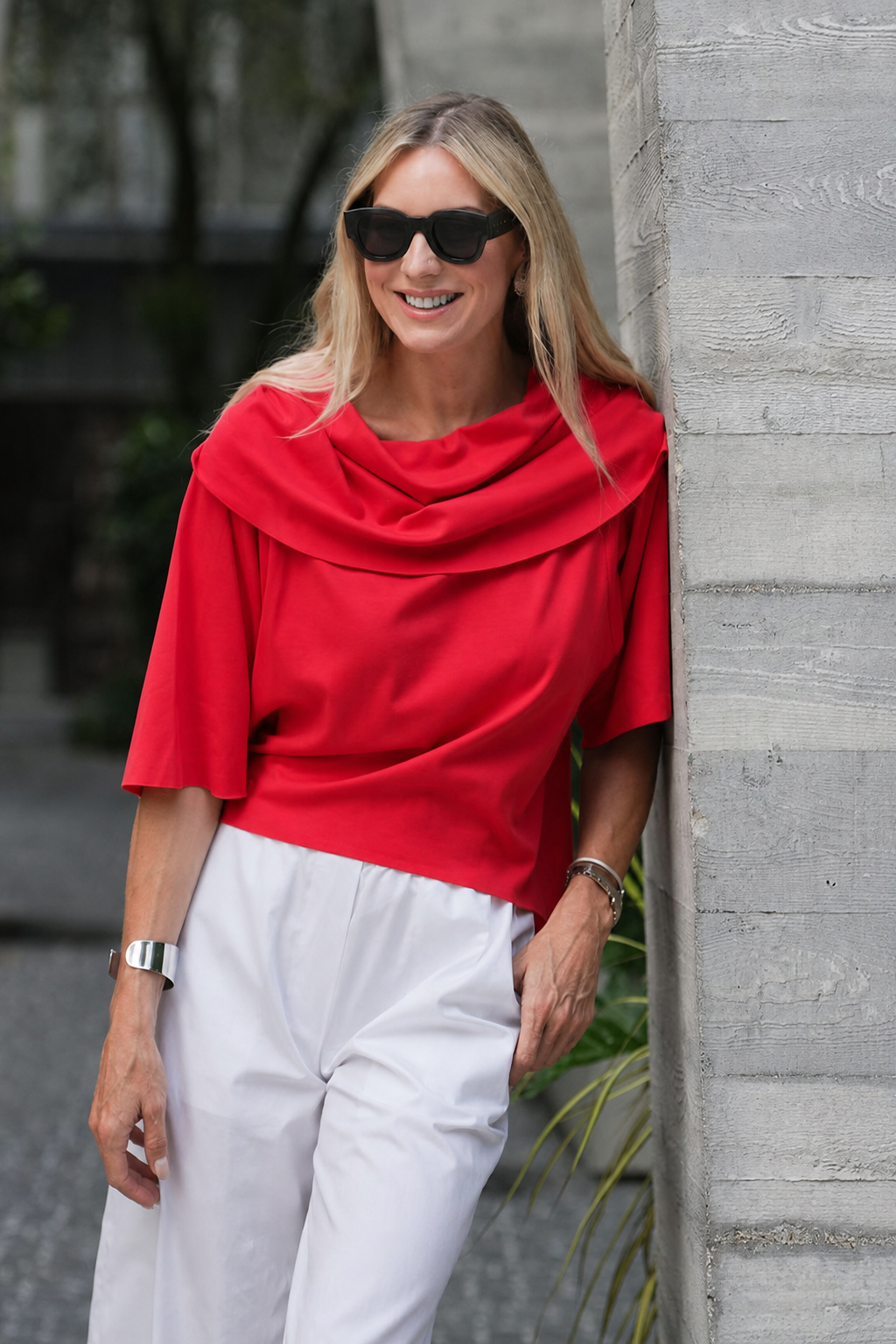 Pima Cotton Jackie O Top - Chili