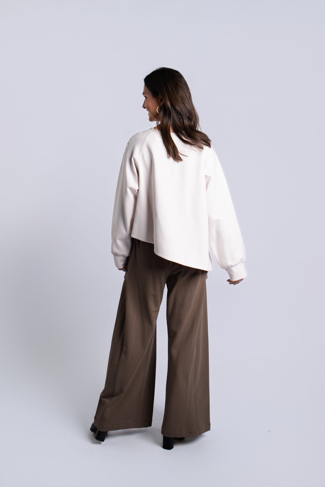 Scuba Mini Puff Top - Stone