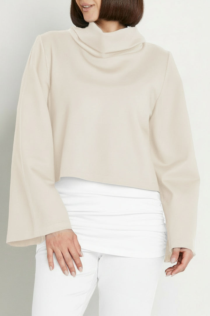 Scuba Crop Turtle Neck Top