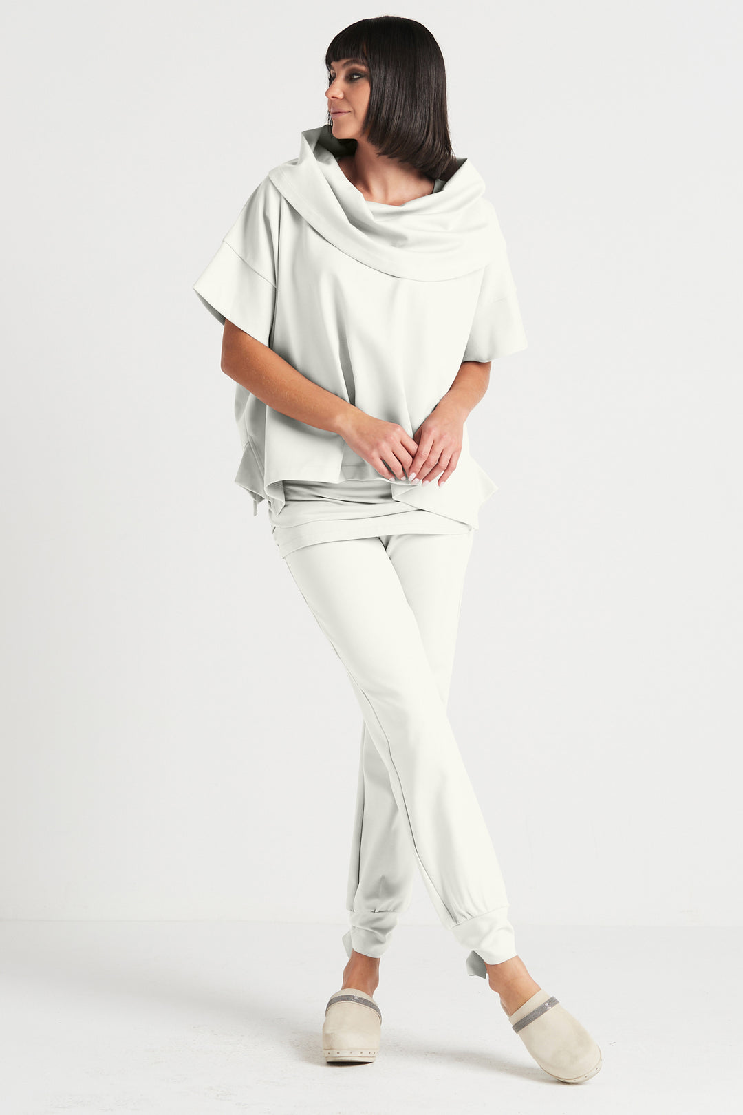 Scuba Drape Neck Top