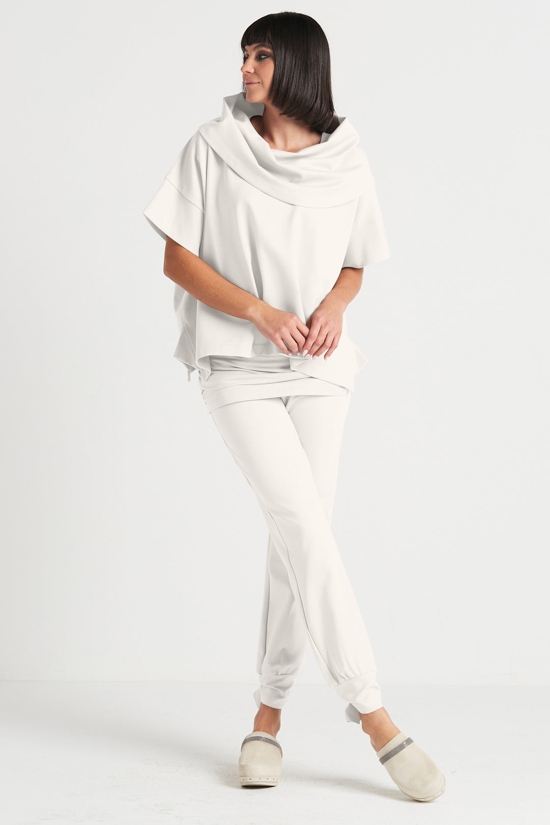 Scuba Drape Neck Top