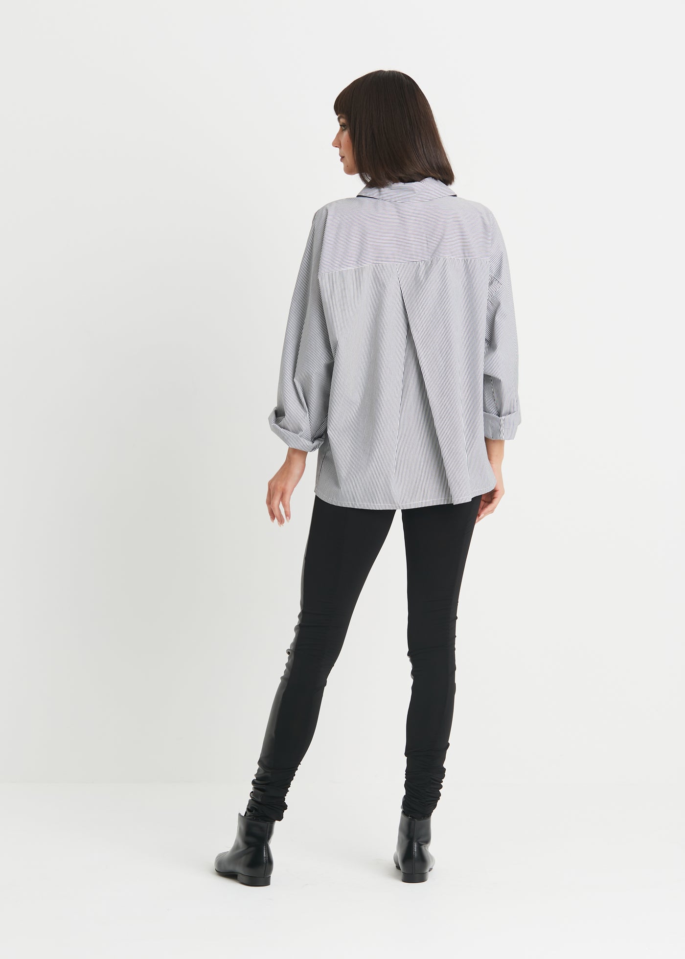Cotton Raglan Stripe Shirt