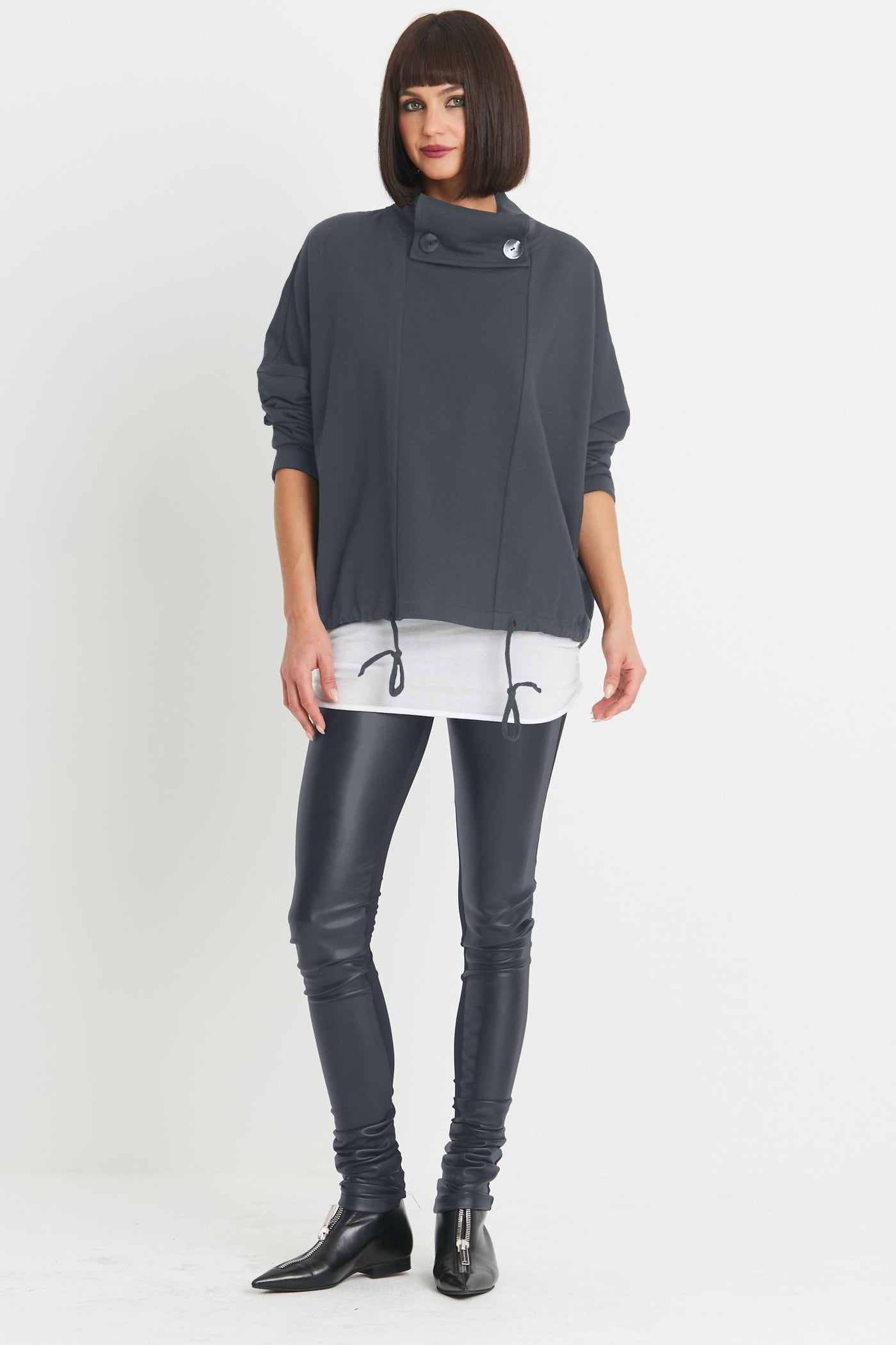 French Terry Flip Top