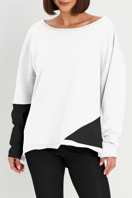 French Terry Color Block T