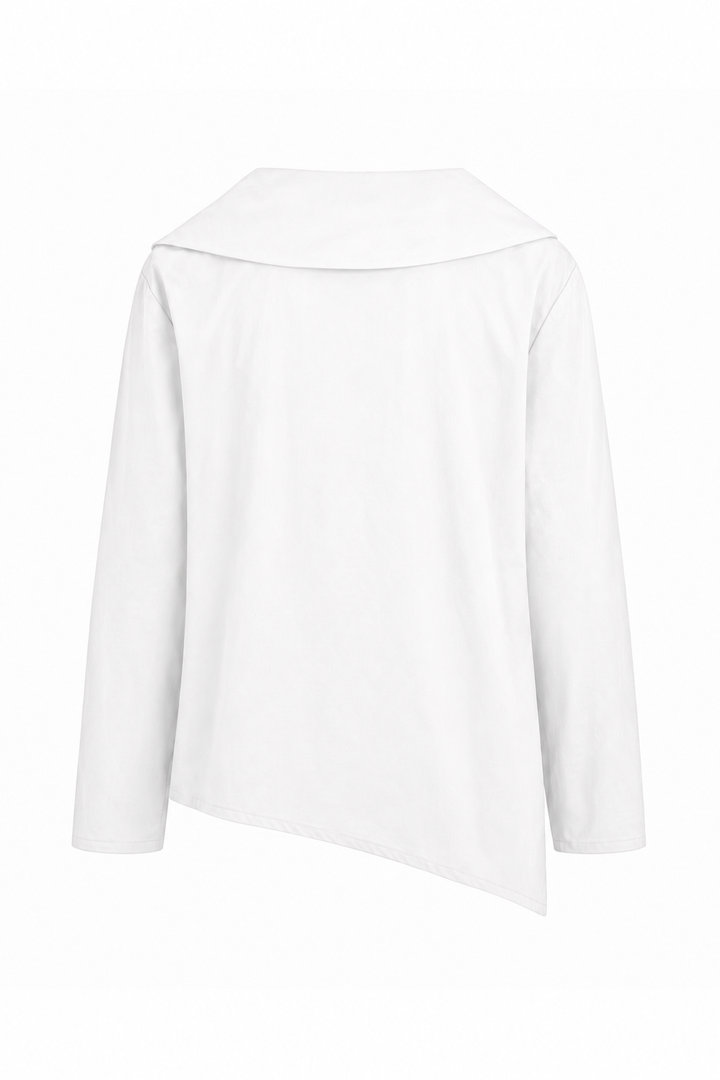 Cotton Origami Shirt - White