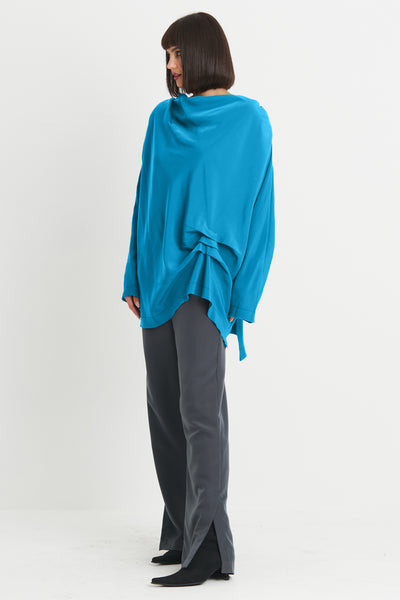 Peachskin Drape Tunic