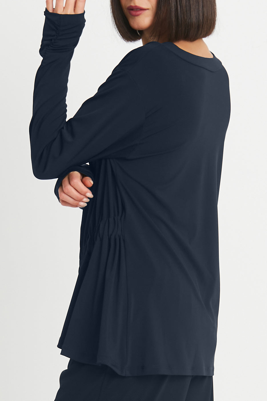 Matte Jersey Scrunchy Top