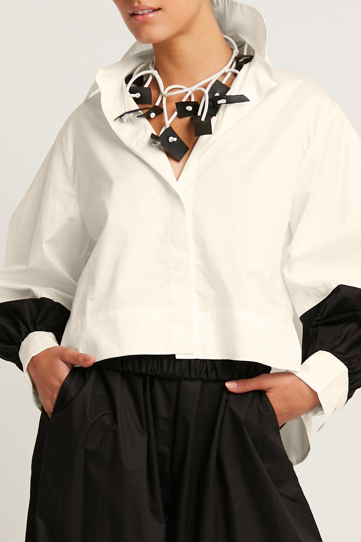 Cotton Puffy Sleeve Shirt