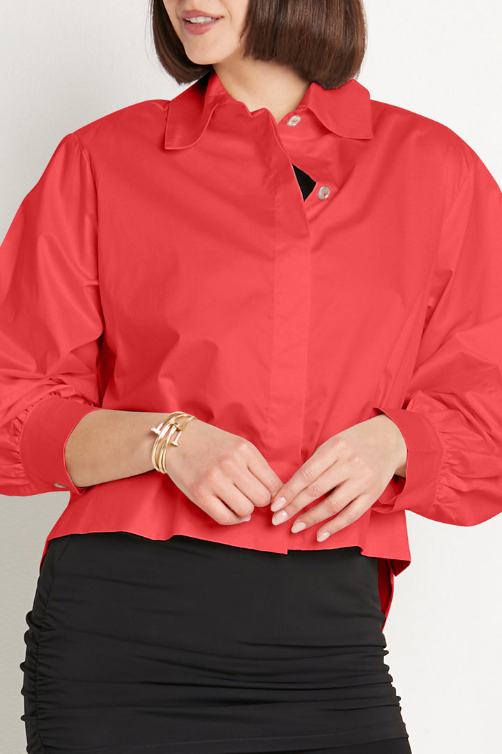 Cotton Puffy Sleeve Shirt