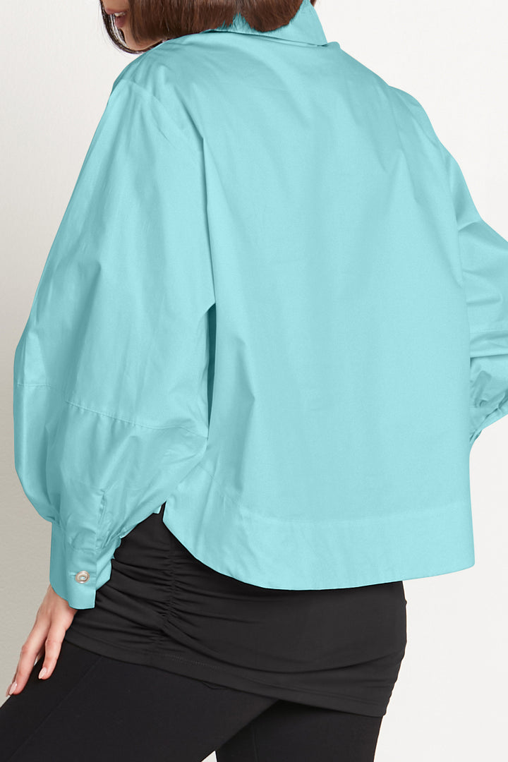 Cotton Puffy Sleeve Shirt