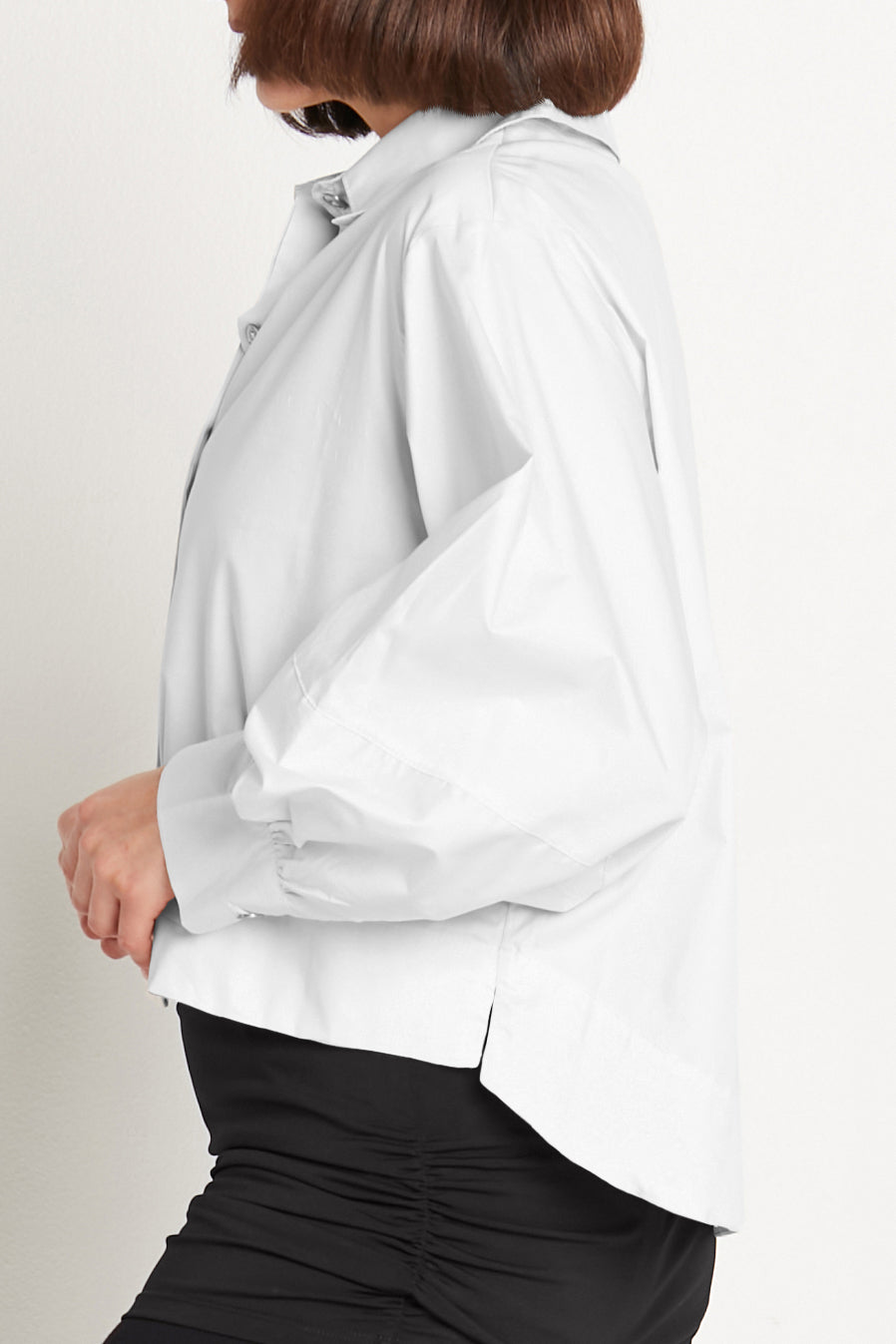 Cotton Puffy Sleeve Shirt