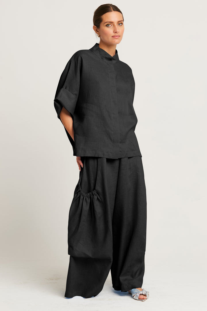 Linen Big Pocket Pant