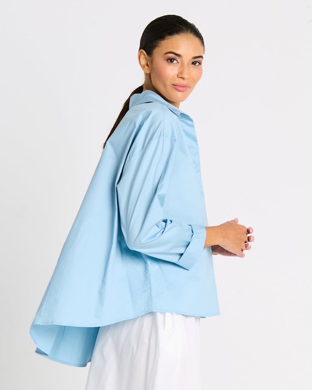 Cotton Swing Back Shirt