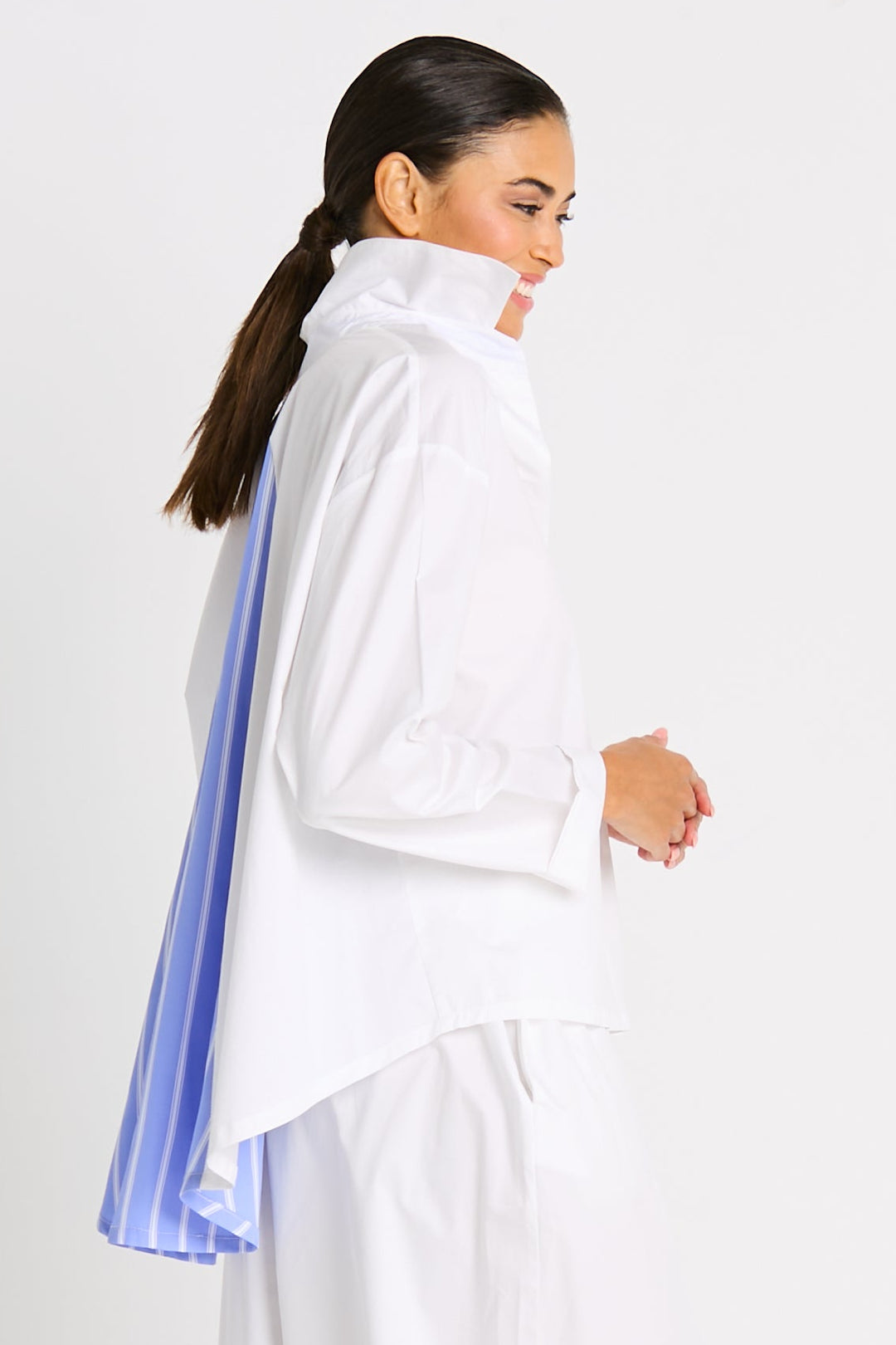 Cotton Swing Back Shirt