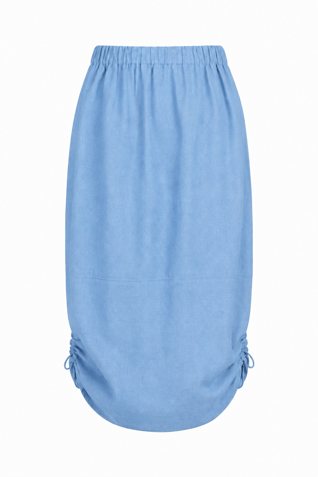 Linen Bungee Skirt - Chambray