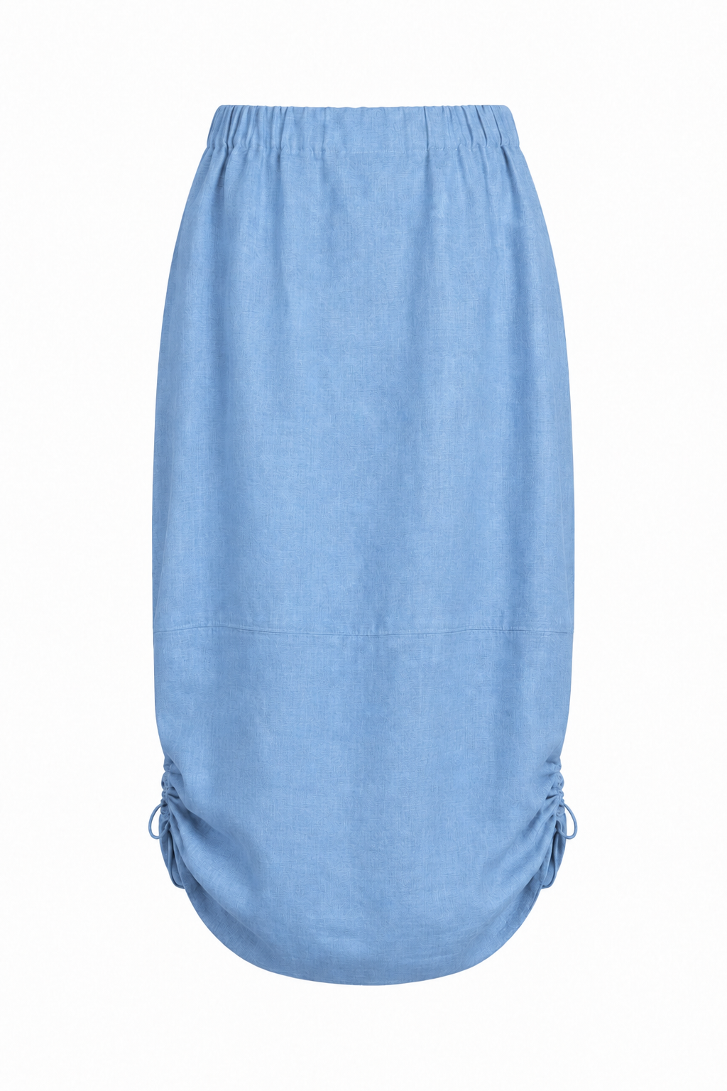 Linen Bungee Skirt - Chambray