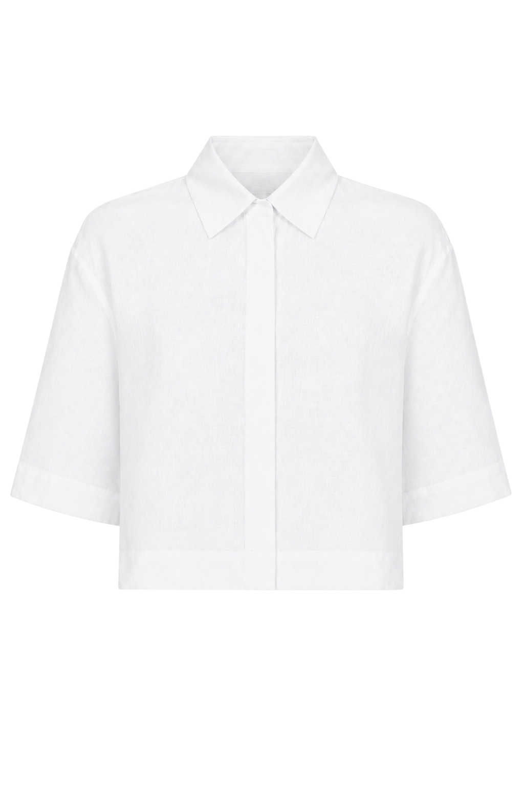 Linen Easy Top - White