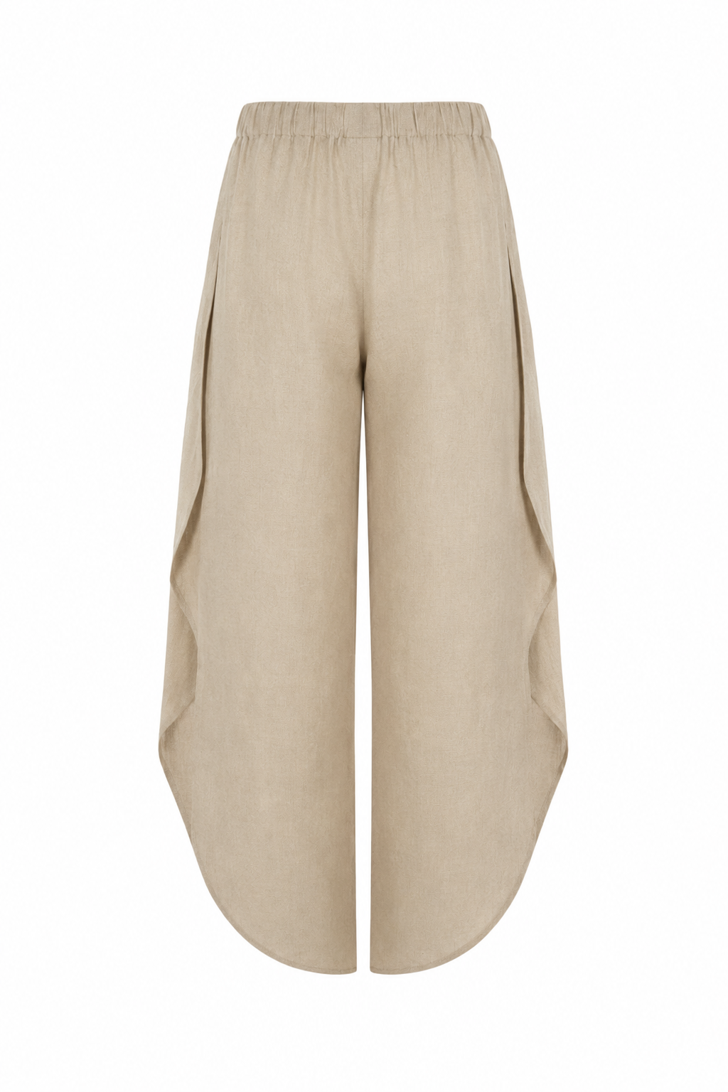 Linen Petal Pants - Fawn