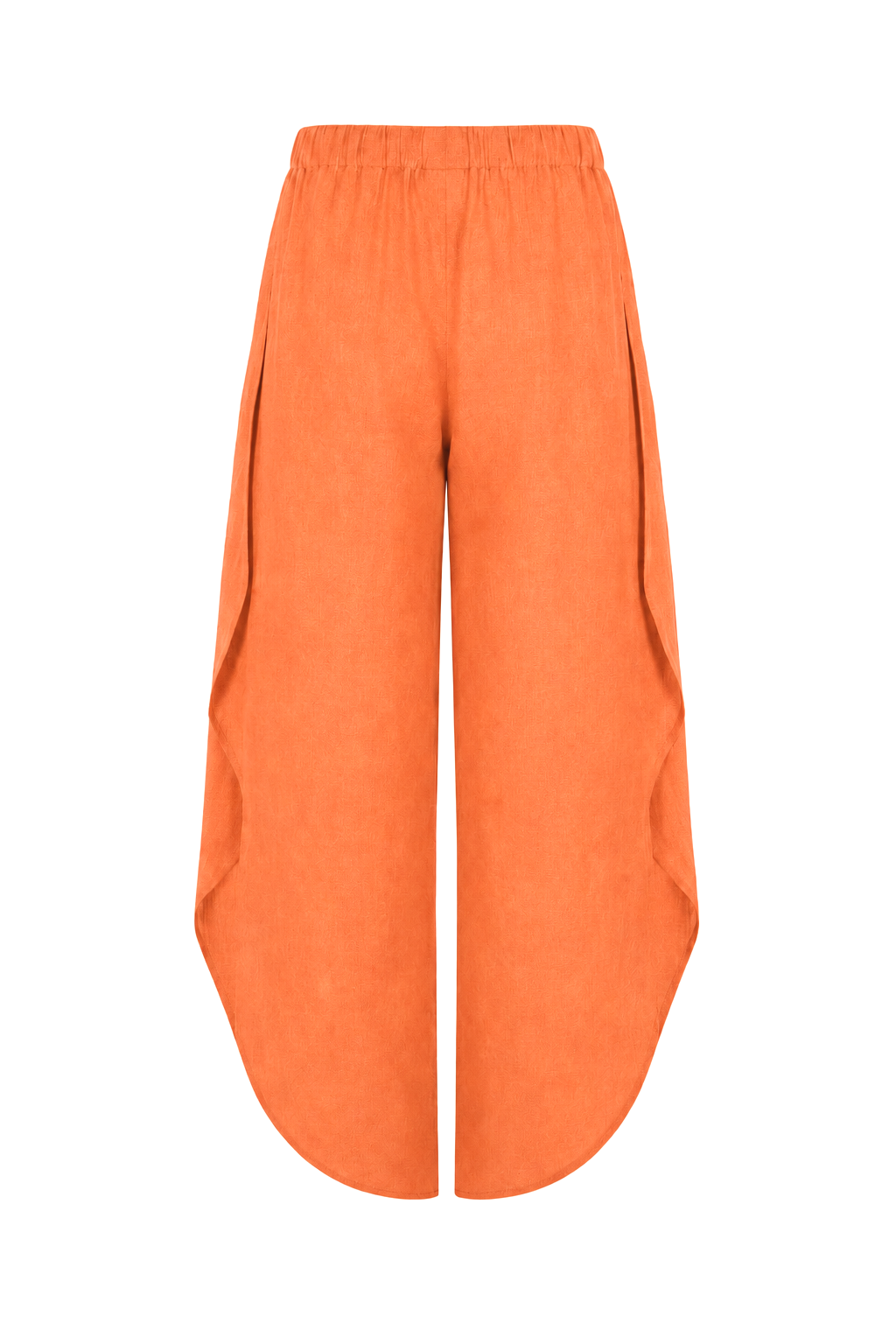 Linen Petal Pants - Orange