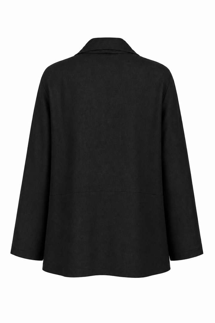 Linen Perfect Duster - Black