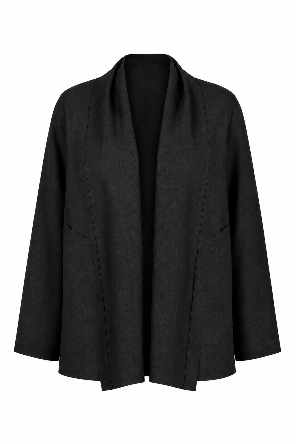 Linen Perfect Duster - Black