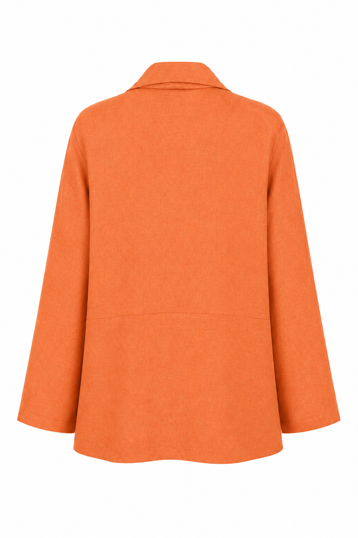 Linen Perfect Duster - Orange